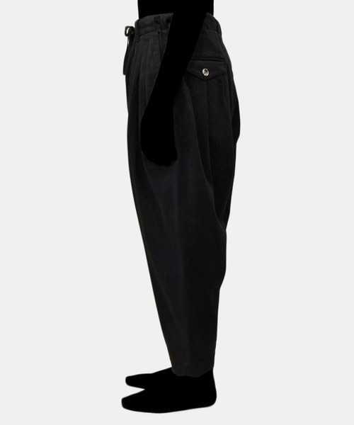 ヨーコサカモト YOKO SAKAMOTO　タック パンツ スラックス　ワイド 2024AW】 YOKO SAKAMOTO (ヨーコサカモト) 
