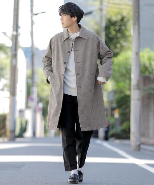 coen（コーエン）の「ラミネートワイドステンカラーコート#（ステンカラーコート・メンズ・ベージュ/オリーブ・LARGE/MEDIUM/SMALL）」の10枚目の写真