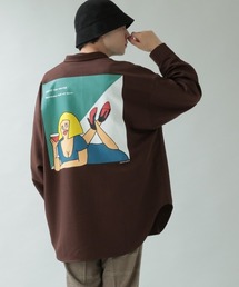 RAGEBLUE | 【AYAKAFUKANO】コラボプリントBIGシャツ/919176(シャツ/ブラウス)