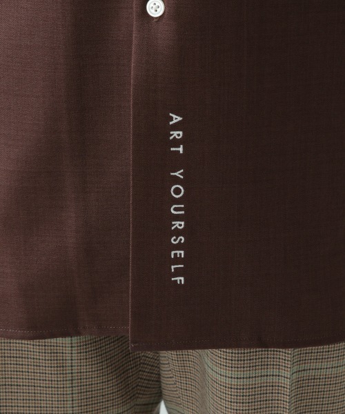 RAGEBLUE（レイジブルー）の「【AYAKAFUKANO】コラボプリントBIGシャツ/919176（シャツ/ブラウス・メンズ・ブラック/グレー/ダークブラウン・FREE）」の20枚目の写真