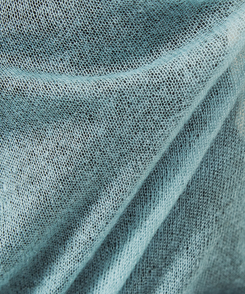 DESIGNWORKS（デザインワークス）の「モヘアシースループルオーバーニット（ニット/セーター・レディース・サックスブルー/オレンジ系その他・38）」の6枚目の写真