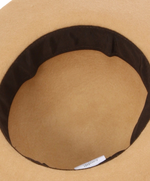 green label relaxing（グリーンレーベルリラクシング）の「GUAPA フェルトキャペリン ハット（ハット・キッズ・ブラック/ベージュ・54cm/52cm）」の6枚目の写真