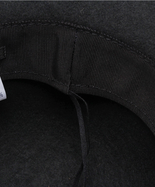 green label relaxing（グリーンレーベルリラクシング）の「GUAPA フェルトキャペリン ハット（ハット・キッズ・ブラック/ベージュ・54cm/52cm）」の8枚目の写真