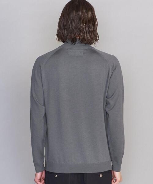 BEAUTY&YOUTH UNITED ARROWS（ビューティーアンドユースユナイテッドアローズ）の「BY SUPER140 ウォッシャブルウール タートル ニット（ニット/セーター・メンズ・ホワイト/ブラック/グレー・X-LARGE/LARGE/MEDIUM/SMALL）」の6枚目の写真