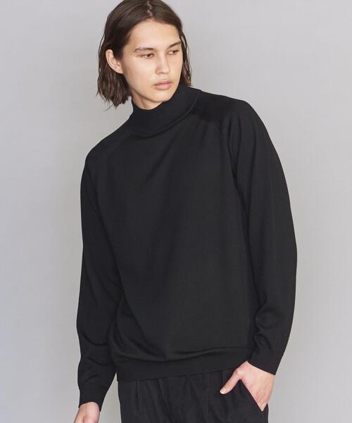 BEAUTY&YOUTH UNITED ARROWS（ビューティーアンドユースユナイテッドアローズ）の「BY SUPER140 ウォッシャブルウール タートル ニット（ニット/セーター・メンズ・ホワイト/ブラック/グレー・X-LARGE/LARGE/MEDIUM/SMALL）」の21枚目の写真