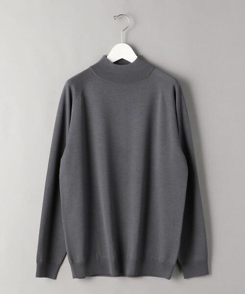 BEAUTY&YOUTH UNITED ARROWS（ビューティーアンドユースユナイテッドアローズ）の「BY SUPER140 ウォッシャブルウール タートル ニット（ニット/セーター・メンズ・ホワイト/ブラック/グレー・X-LARGE/LARGE/MEDIUM/SMALL）」の20枚目の写真