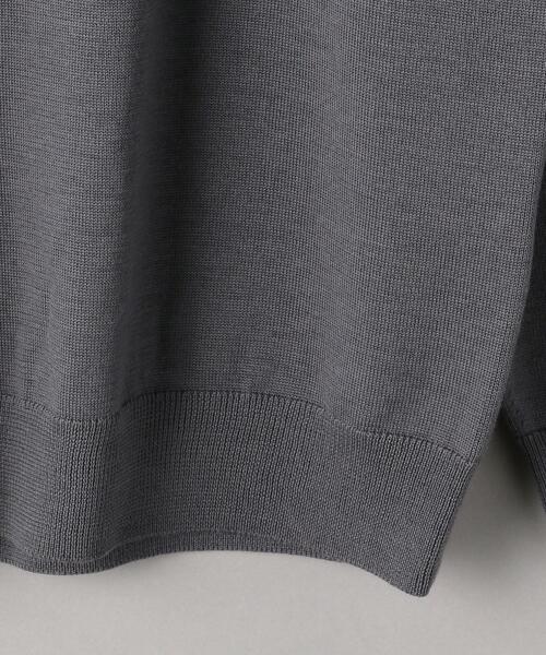 BEAUTY&YOUTH UNITED ARROWS（ビューティーアンドユースユナイテッドアローズ）の「BY SUPER140 ウォッシャブルウール タートル ニット（ニット/セーター・メンズ・ホワイト/ブラック/グレー・X-LARGE/LARGE/MEDIUM/SMALL）」の16枚目の写真