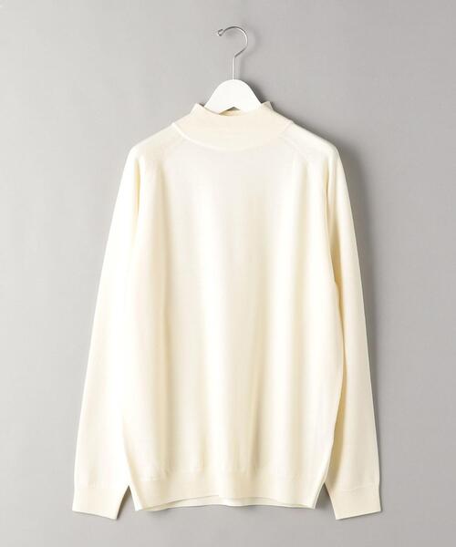 BEAUTY&YOUTH UNITED ARROWS（ビューティーアンドユースユナイテッドアローズ）の「BY SUPER140 ウォッシャブルウール タートル ニット（ニット/セーター・メンズ・ホワイト/ブラック/グレー・X-LARGE/LARGE/MEDIUM/SMALL）」の14枚目の写真