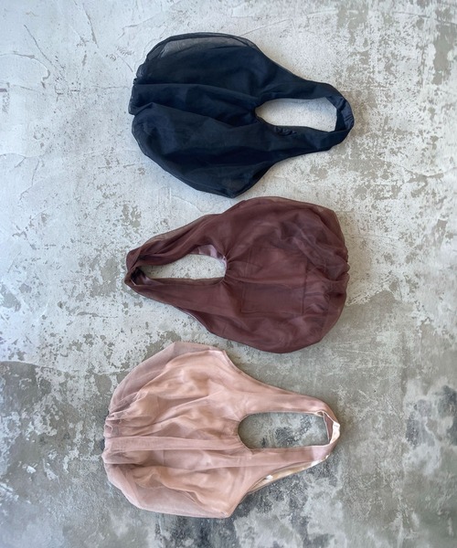 LA BELLE ETUDE（ラベルエチュード）の「チュールギャザートート（トートバッグ・レディース・ブラック/ゴールド/ブラウン系その他・FREE）」の18枚目の写真