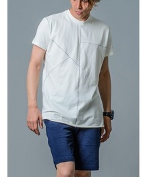 【REGIEVO】デジタル切り替えTシャツ ビッグシルエット