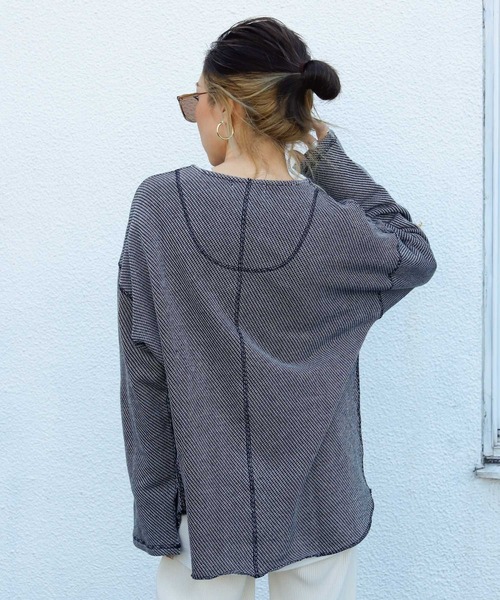 Auntie Rosa Holiday（アンティローザホリデー）の「メキシカンミックススウェットトップス（Tシャツ/カットソー・レディース・ナチュラル/カーキ/グレー/ブラック・FREE）」の10枚目の写真