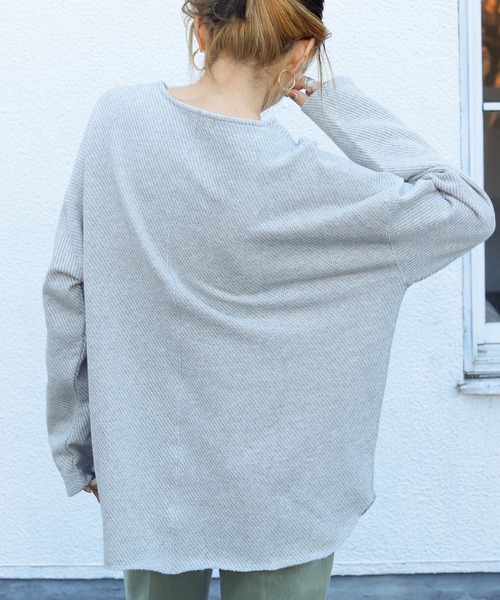 Auntie Rosa Holiday（アンティローザホリデー）の「メキシカンミックススウェットトップス（Tシャツ/カットソー・レディース・ナチュラル/カーキ/グレー/ブラック・FREE）」の19枚目の写真