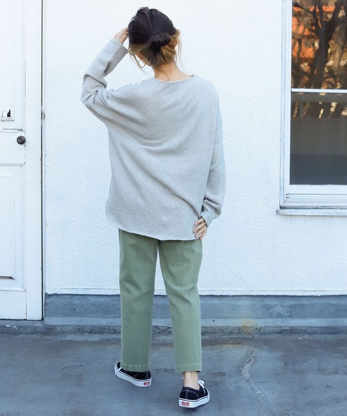 Auntie Rosa Holiday（アンティローザホリデー）の「メキシカンミックススウェットトップス（Tシャツ/カットソー・レディース・ナチュラル/カーキ/グレー/ブラック・FREE）」の22枚目の写真