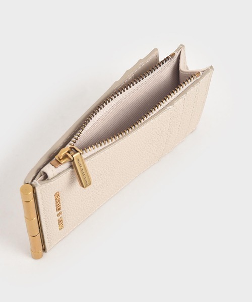 Charles&Keith ジップ&スナップボタン カードホルダー CHARLES & KEITH（チャールズ & キース）の「ジップ&スナップ