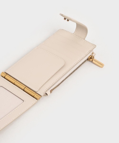 Charles&Keith ジップ&スナップボタン カードホルダー CHARLES & KEITH（チャールズ & キース）の「ジップ&スナップ