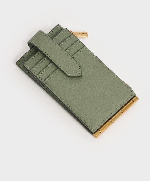 Charles&Keith ジップ&スナップボタン カードホルダー CHARLES & KEITH ジップ&スナップボタン カードホルダー