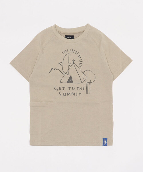 KRIFF MAYER Kid's Collection（クリフメイヤーキッズコレクション）の「ウェットプロテクト半袖T(ティピー)（Tシャツ/カットソー・キッズ・ベージュ/オフホワイト/セージグリーン/チャコール・120/130/140/150/160/170）」の3枚目の写真
