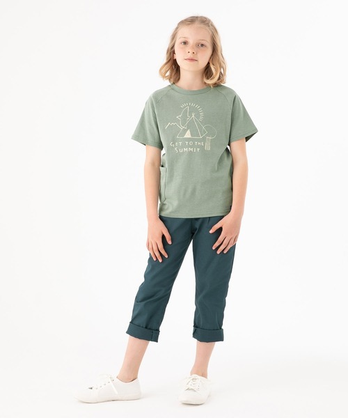 KRIFF MAYER Kid's Collection（クリフメイヤーキッズコレクション）の「ウェットプロテクト半袖T(ティピー)（Tシャツ/カットソー・キッズ・ベージュ/オフホワイト/セージグリーン/チャコール・120/130/140/150/160/170）」の5枚目の写真