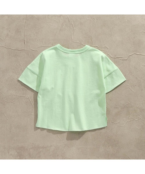 Champion（チャンピオン）の「champion(チャンピオン)半袖Tシャツ（Tシャツ/カットソー・キッズ・ミント/オレンジ/アイボリー/ラベンダー・140/100/120/110/130/150）」の7枚目の写真