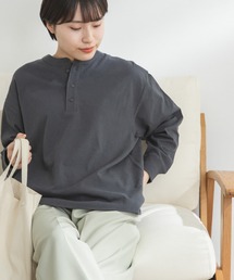 FORK&SPOON（フォークアンドスプーン）の「FORK&SPOON　2WAYヘンリーネックプルオーバー（Tシャツ/カットソー・レディース）」