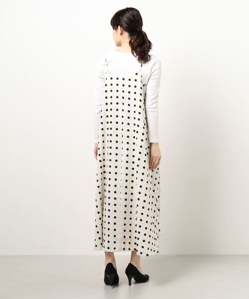 Furryrate（ファーリーレート）の「・furry rate ドットキャミワンピース＊（ワンピース・レディース・モカ/ブラック/ナチュラル・FREE）」の4枚目の写真