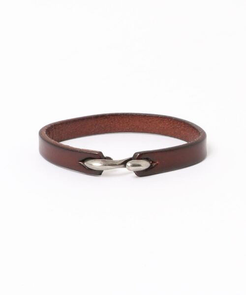 Fun & Daily(ファンアンドデイリー)の「F&D : Cow Leather Hook Bracelet(ブレスレット・メンズ・ブラウン/ブラック/ベージュ・FREE)」の3枚目の写真