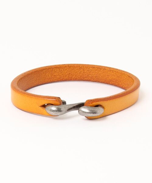 Fun & Daily(ファンアンドデイリー)の「F&D : Cow Leather Hook Bracelet(ブレスレット・メンズ・ブラウン/ブラック/ベージュ・FREE)」の7枚目の写真