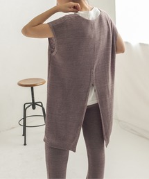 CAPRICIEUX LE'MAGE | バックスリットVチュニック(ニット/セーター)