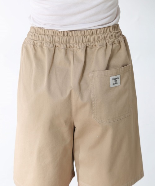 Honeys（ハニーズ）の「イージーハーフパンツ（その他パンツ・レディース・ブラック/カーキ/ダークオレンジ/ベージュ/アイボリー・S/L/M）」の21枚目の写真