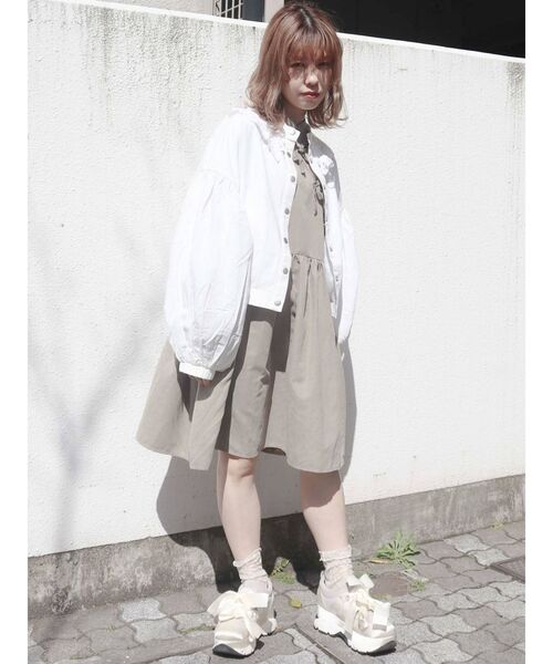 merry jenny（メリージェニー）の「リボンスニーカー（スニーカー・レディース・ブラック/アイボリー/ライトブルー・SMALL/MEDIUM/LARGE）」の11枚目の写真