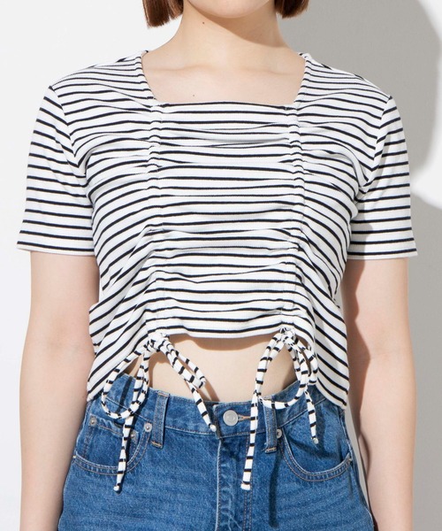 WEGO（ウィゴー）の「WEGO/ダブルシャーリングT（Tシャツ/カットソー・レディース・ブラック/サックスブルー/ライム/ホワイト系その他5/その他1・FREE）」の15枚目の写真