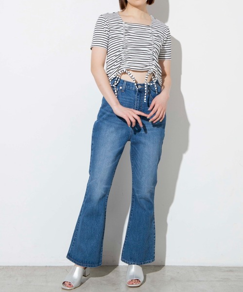 WEGO（ウィゴー）の「WEGO/ダブルシャーリングT（Tシャツ/カットソー・レディース・ブラック/サックスブルー/ライム/ホワイト系その他5/その他1・FREE）」の21枚目の写真