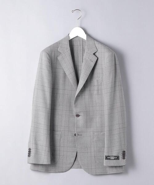 SOVEREIGN（ソブリン）の「＜SOVEREIGN（ソブリン）＞ グレンプレイド コンフォート S3B ブリージー（テーラードジャケット・メンズ・グレー・44/46/50/52/54/42/48）」の8枚目の写真