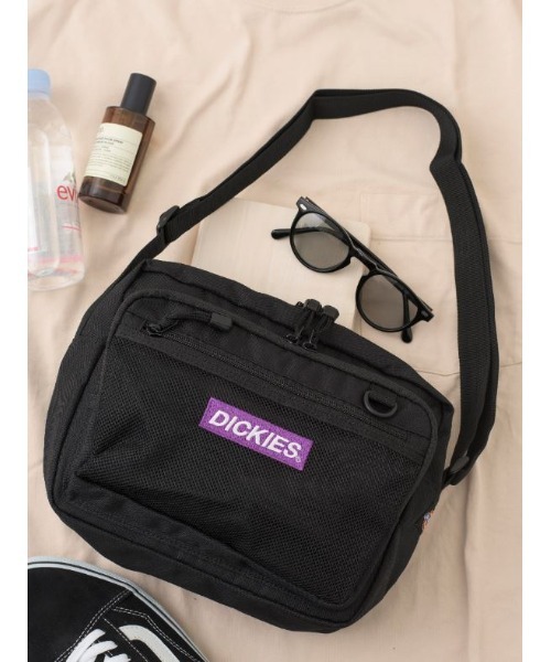 Dickies(ディッキーズ)の「【Dickies】DK BOXLOGO MESH MINI SHOULDER 14689200(ショルダーバッグ・メンズ・ブラック/パープル/ホワイト・FREE)」の3枚目の写真
