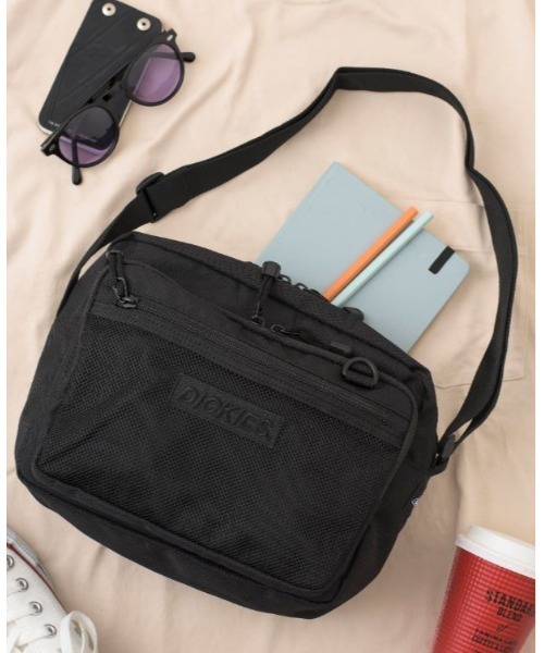 Dickies(ディッキーズ)の「【Dickies】DK BOXLOGO MESH MINI SHOULDER 14689200(ショルダーバッグ・メンズ・ブラック/パープル/ホワイト・FREE)」の2枚目の写真