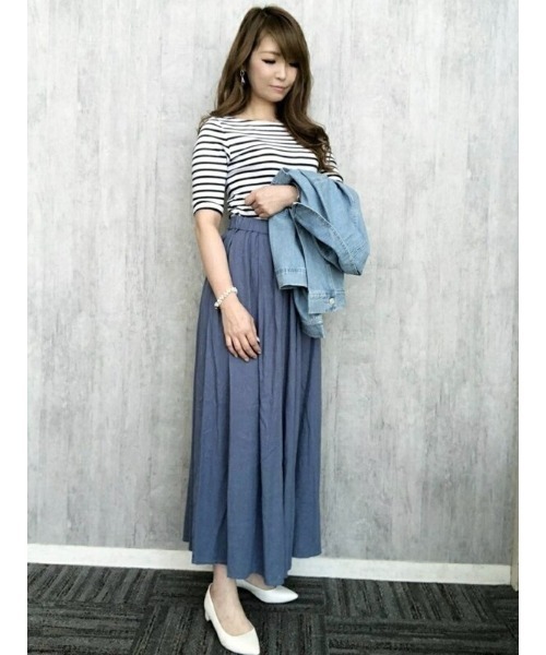 GAP（ギャップ）の「プリーツマキシスカート（スカート・レディース・ブラック/ピンク/ブルー・S/M/L/XL/XXS/XS）」の19枚目の写真