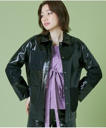 LittleSunnyBite/リトルサニーバイト/Synthetic leather jacket