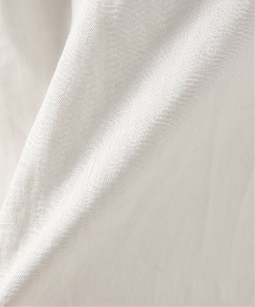 JOURNAL STANDARD relume（ジャーナルスタンダード　レリューム）の「FLANDERS LINEN PLAYING シャツ（シャツ/ブラウス・メンズ・ブラック/ブラウン/ホワイト×ホワイト・MEDIUM/LARGE）」の20枚目の写真