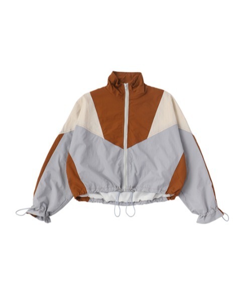 AMAIL（アマイル）の「スポーティーブルゾン（ブルゾン・レディース・ネイビー/ブラウン・FREE）」の12枚目の写真