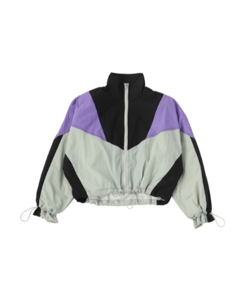 AMAIL（アマイル）の「スポーティーブルゾン（ブルゾン・レディース・ネイビー/ブラウン・FREE）」の6枚目の写真