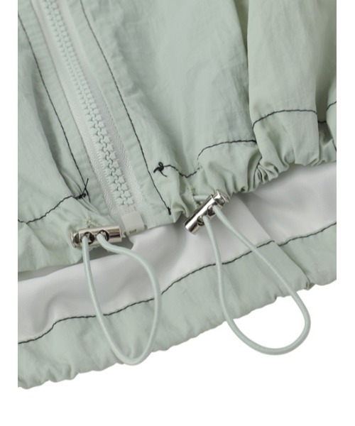 AMAIL（アマイル）の「スポーティーブルゾン（ブルゾン・レディース・ネイビー/ブラウン・FREE）」の4枚目の写真