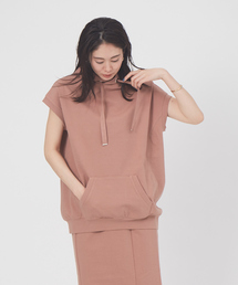 【BRAHMIN】 オーバーシルエットダンボールスウェット◇セットアップ対応