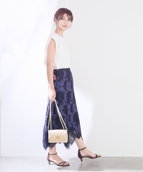 La TOTALITE（ラトータリテ）の「【MILOS/ミロス】キルティングチェーンバッグ◆（ショルダーバッグ・レディース・ナチュラル/ブルー/オレンジ/ブラック/ベージュ/グリーン・FREE）」の11枚目の写真