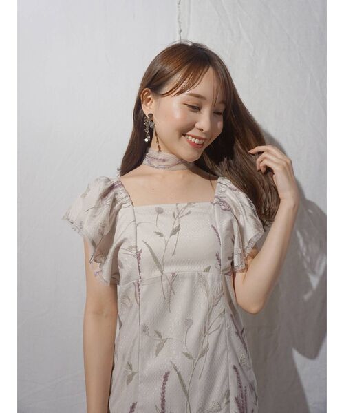 MERCURYDUO（マーキュリーデュオ）の「チュールエスニックエンブロイダリーワンピース（ワンピース・レディース・アイボリー/ミント・SMALL/MEDIUM）」の14枚目の写真