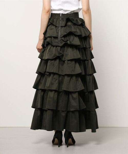 DOUBLE STANDARD CLOTHING フリルロングスカート DOUBLE STANDARD CLOTHING（ダブルスタンダードクロージング）の