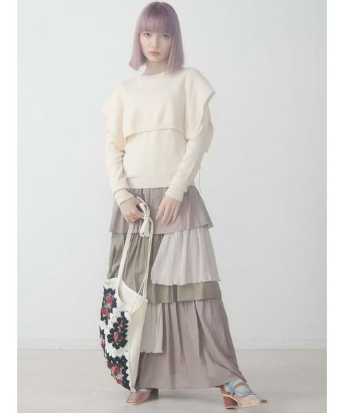 merry jenny（メリージェニー）の「gemベロアヒールシューズ（パンプス・レディース・ピンク/アイボリー/ミント・MEDIUM/LARGE）」の14枚目の写真