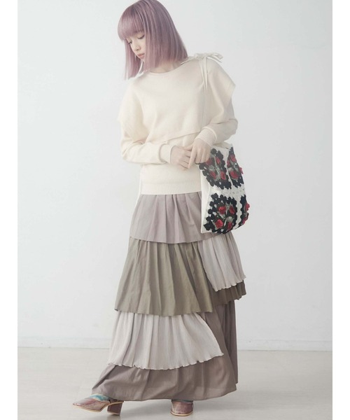 merry jenny（メリージェニー）の「gemベロアヒールシューズ（パンプス・レディース・ピンク/アイボリー/ミント・MEDIUM/LARGE）」の15枚目の写真