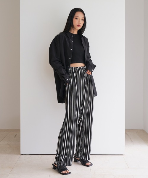 FEKETE（フェケテ）の「FEKETE PATTERN PLEATS RELAX PANTS（その他パンツ・メンズ・ブラック/ブラウン・FREE）」の6枚目の写真