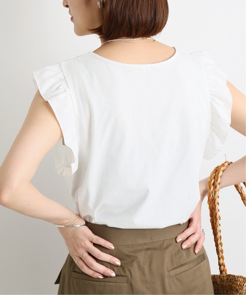 IENA⭐️フリルディテールプルオーバー IENA（イエナ）の「フリルディティールプルオーバー◇（Tシャツ