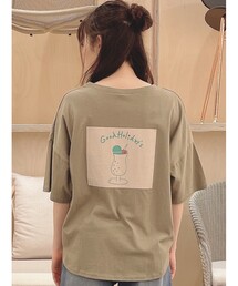 Cutie Blonde | 【S-L】ホリディ前ポケットコラボTシャツ(Tシャツ/カットソー)